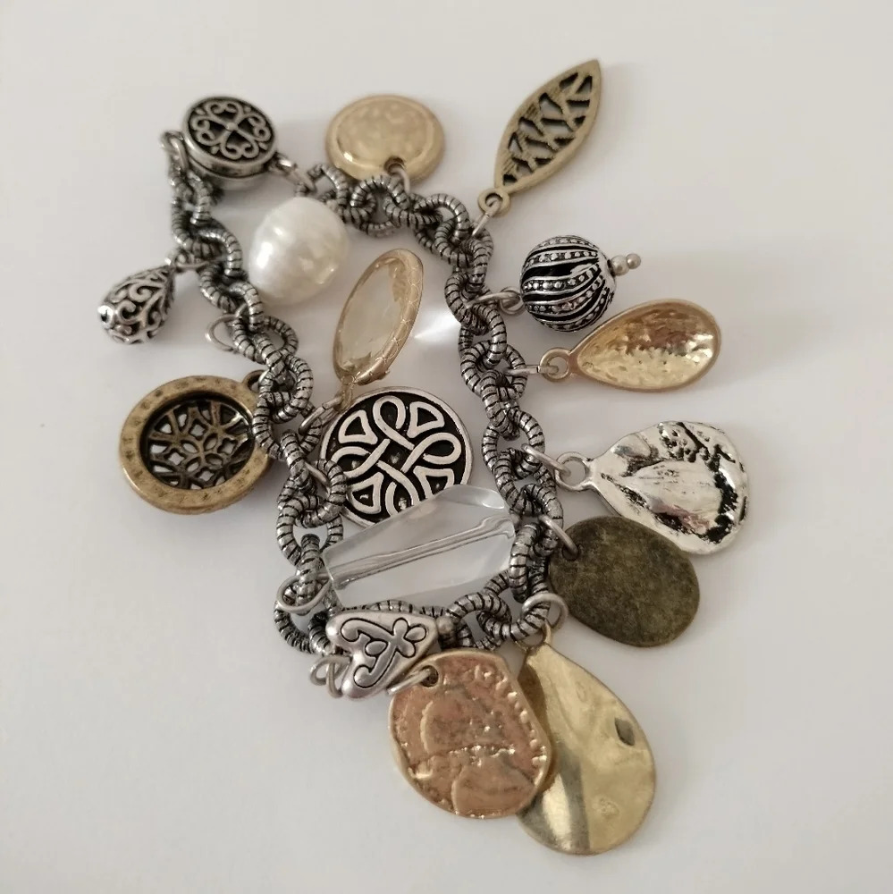 Chico's Mixed Metal Charm Bracelet